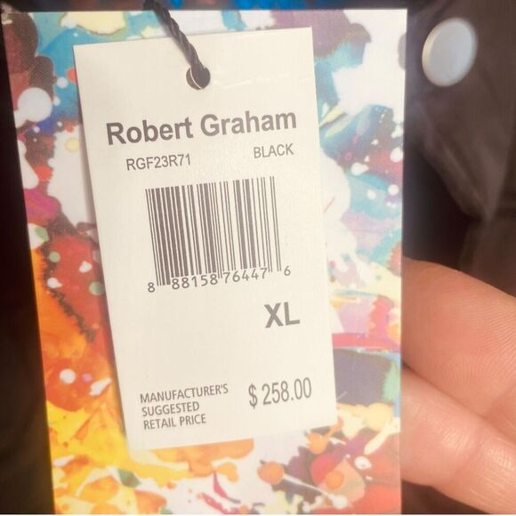 Robert Graham Quilted Puffer Shirt Jacket Coat - Picture 6 of 14